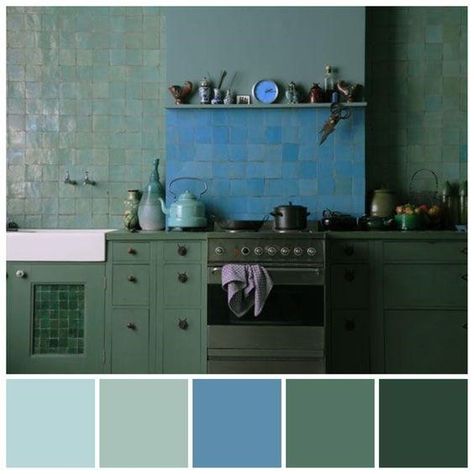 Blue Green Analogous Color Scheme, Green Analogous Color Scheme, Green And Blue Interior Design Color Schemes, Analogous Blue Color Scheme, Monochromatic Blue Bathroom, Accented Analogous Color Scheme, Green And Blue Interior Design, Analogous Color Scheme Interior, Blue And Green Interior Design