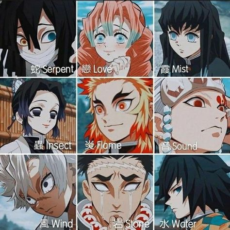 Demon Slayer: All 9 Hashira, Ranked Strongest to Weakest #demonslayer #tanjiro 9 Hashira, Kon Bleach, The Hashira, Demonslayer Tanjiro, Slayer Tattoo, Slayer Meme, Losing Faith In Humanity, Black Butler Anime, Butler Anime