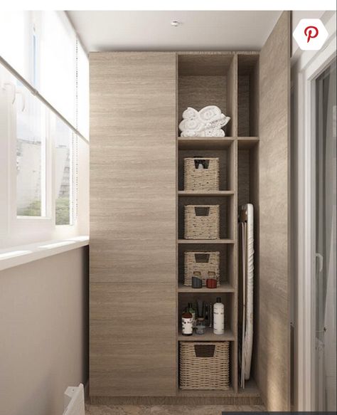 Storage In Balcony, Balcony With Storage, Balcony Storage Ideas, Balcony Interior, Interior Balcony, House Balcony, Home Balcony, Balcony Design, Small Balcony