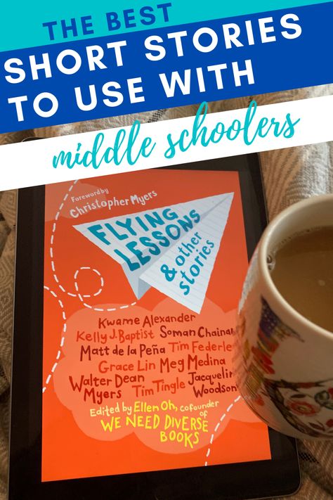 Get a list of 24 short stories for middle schoolers that have diverse authors, feature diverse characters, are of varying lengths, were written in different time periods, and showcase a variety of writing styles. I am confident you will find a short story that fits your needs! #secondaryela #middleschoolela #readingactivities Short Stories For Elementary Students, Short Stories For Middle School Students, Short Story Activities High School, Short Story Elements High School, Book Talks Middle School, Short Fiction Stories, Middle School Short Stories, Short Story Prompts, Short Stories To Read