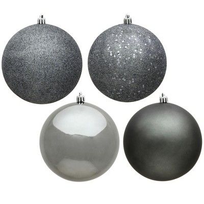 Grey Christmas, Glitter Ornaments, Silver Ornaments, Decoration Christmas, Ball Ornaments, Holiday Decor Christmas, Tree Decor, Tree Toppers, Christmas Balls