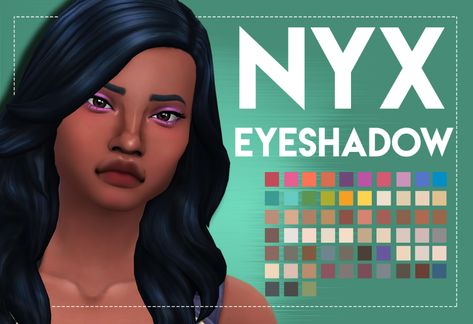 Nyx Inspired Eyeshadow I made this eyeshadow with Nyx’s Ultimate Shadows palette! It contains a bunch of different colors, ranging from nudes to unnatural colors. I hope you like it, and let me know... Sims 4 Makeup, Sims 4 Stories, Nyx Eyeshadow, Beauty Killer, Makeup Cc, Skin Details, Sims 4 Mm Cc, Sims 4 Cc Makeup, Sims 4 Game Mods