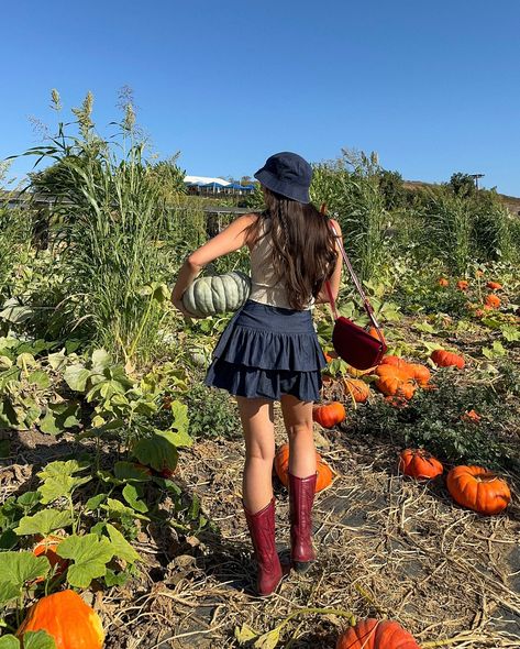 pumpkin patch season has officially arrived 🎃🍂🍁 save this for a list of the best pumpkin patches in orange county 🎃 @tanakafarms - irvine (pictured) 🎃 hana field by tanaka farms - costa mesa 🎃 @pumpkincityinc - laguna hills 🎃 @irvineparkrailroad - irvine regional park 🎃 seasonal adventures pumpkin patch - @oc_fair 🎃 @outletssc - san clemente 🎃 @manasserofarms - irvine loving this transitional fall outfit with pops of denim from @citybeachaustralia // code holidaze for $ off Oc Fair, Fall Grunge, Best Pumpkin Patches, Insta Poses, Farm Clothes, Pumpkin Patch Outfit, Pumpkin Patches, Fall Transition Outfits, Pumpkin Picking