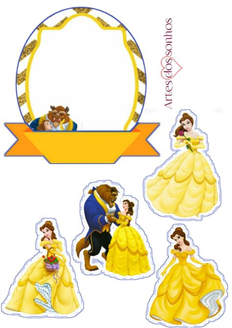 Diy Cake Topper, Princess Belle, Disney Beauty And The Beast, The Beast, Beauty And The Beast, Cake Toppers, Disney