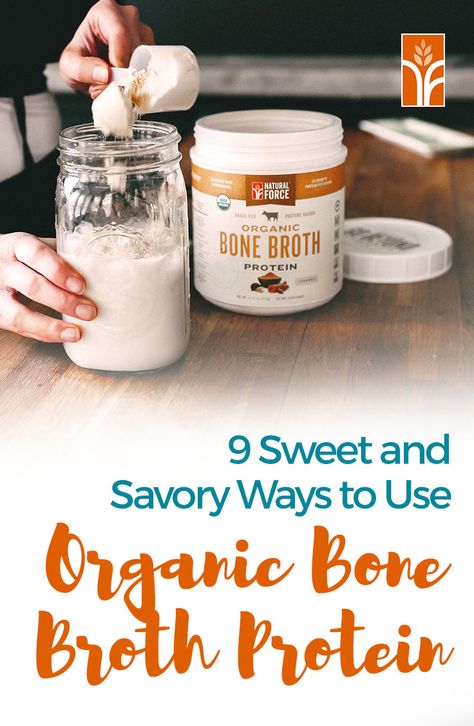 Bone Broth Protein, Bone Broth Powder, Protein Powder Smoothie, Food That Causes Inflammation, Protein Powder Shakes, Protein Recipe, High Protein Smoothies, Bone Broth Recipe, Calcium Rich Foods