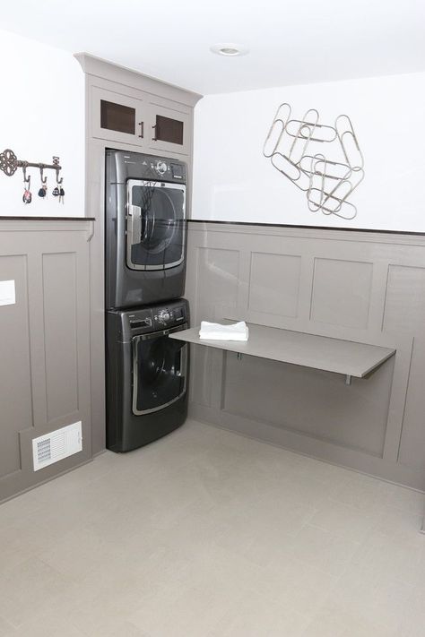 Chic keter folding work table in Laundry Room Transitional with Fold Out Table next to Murphy Laundry Folding Tables, Laundry Room Tables, Laundry Room Folding Table, Laundry Table, Murphy Table, Transitional Laundry Room, Laundry Room Storage Shelves, Fold Out Table, Fold Down Table