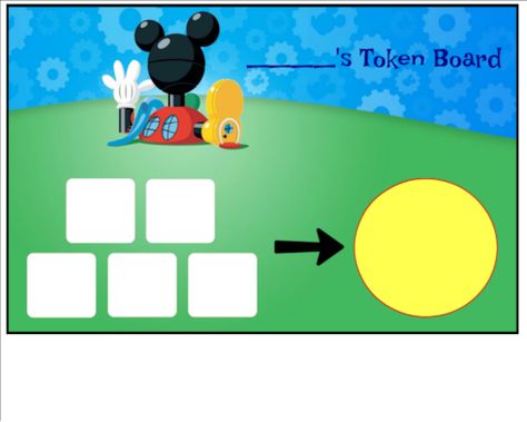 Mickey Mouse Clubhouse - 4 Token Boards Token Boards, Token Economy, Token Board, Allegheny County, Pyramid Scheme, Mickey Mouse Clubhouse, Busy Book, To Meet, Baking Soda