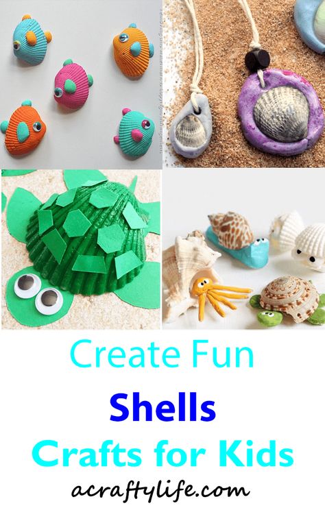 Shell Crafts For Kids, Shell Crafts Kids, Nut Shell Crafts, Ocean Theme Crafts, Cap Craft, Bug Crafts, Unbelievable Nature, Earth Day Crafts, Bible School Crafts