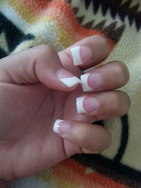 Solar nails Solar Nails, Lovely Nails, Manicure Tips, Great Nails, Best Acrylic Nails, French Manicure, French Nails, Short Nails, Makeup Nails