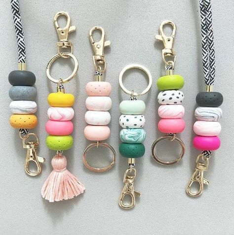 Tassen Hanger, Colourful Accessories, Clay Keychain, Diy Earrings Polymer Clay, Polymer Clay Diy, Polymer Clay Jewelry Diy, Colorful Accessories, Clay Jewelry Diy, Fimo Clay