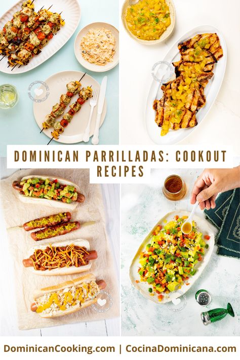 Dominican Bbq Food, Dominican Side Dishes, Cucumber Tea Sandwiches Recipes, Dominican Cooking, Pumpkin Dip Recipe, Dominican Recipes, Cookout Recipes, Cucumber Tea Sandwiches, Cabbage Stew