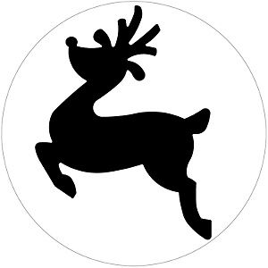 rendier silouette Reindeer Silhouette, Paper Punches, Christmas Scrapbooking, Christmas Stencils, Image 3d, Felt Christmas Ornaments, Silhouette Art, Noel Christmas, Scrapbooking Paper