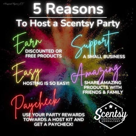 Scentsy Host A Party, Host A Scentsy Party, Scentsy Hostess, Scentsy Posts, Scentsy Pictures, Scentsy Consultant Business, Host Party, Scentsy Flyers, Scentsy Games