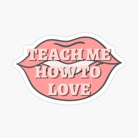 Teach Me How To Love, Pink Peach Aesthetic, Wonder Lyrics, Aesthetic Lips, Stickers Text, Shawn Mendes Songs, One Direction Art, Shawn Mendes Lyrics, Lips Design