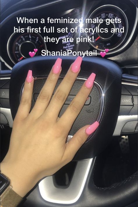 Male Manicure, Got Him, Full Set, Acrylic Nails, Manicure, Nails, Pink, Quick Saves