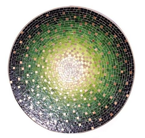 Venetian MosaIc-Top Table by Vladamir Kagan for Kagan-Dreyfuss | From a unique collection of antique and modern coffee and cocktail tables at https://www.1stdibs.com/furniture/tables/coffee-tables-cocktail-tables/ Circular Mosaic Designs, Mosaic Circles, Circular Mosaic, Marble Border, Mosaic Tile Table, Mosaic Coffee Table, Mosaic Birdbath, Vladimir Kagan, Mosaic Table Top