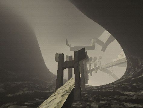 Kakariko Village, Yume Nikki, Low Poly Art, Retro Horror, Retro Graphics, Old Games, Game Inspiration, 3d Modelling, Brutalism