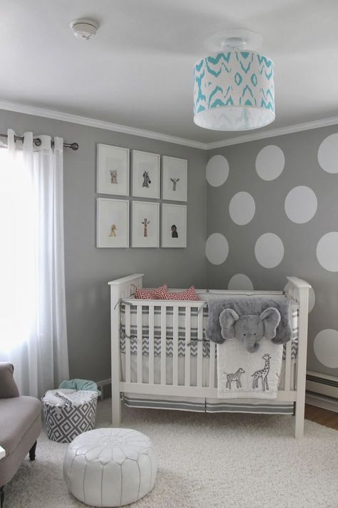 For a gender neutral nursery, try using neutral wall decals and frames to decorate the walls. | Pulte Homes Neutral Elephant Nursery, Gender Neutral Baby Nursery, Gender Neutral Nursery Decor, Baby Nursery Neutral, Nursery Decor Neutral, Elephant Nursery, Gender Neutral Nursery, Baby Bedroom, Baby's Room