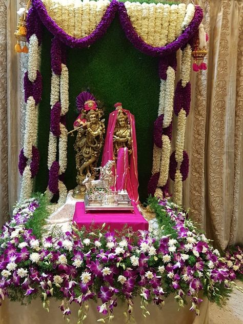 Krishna jayanthi decoration Krishna Jayanthi Decoration, Krishna Jayanthi Decoration Ideas, Krishna Decoration Ideas, Ladu Gopal Jhula Decoration, Ganapathi Decoration, Jhula Decoration, Krishna Decoration, Decoration Ideas For Wedding, About Krishna