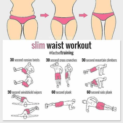 Small Waist Workout, Beginner Workouts, Best Workout Plan, Sports Fit, Smaller Waist, Summer Body Workouts, Fitness Routines, Body Training, Trening Fitness