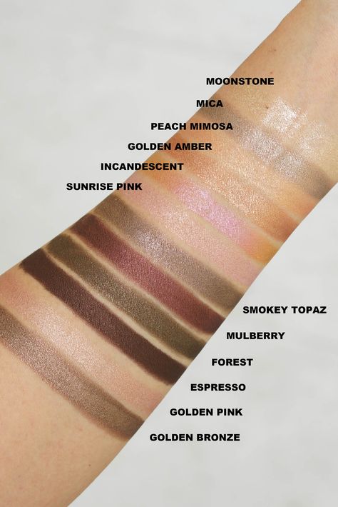 Bobbi Brown Highlighter, Bobbi Brown Eyeshadow, Highlighter Swatches, Taupe Eyeshadow, Rose Gold Eyeshadow, Eyeshadow For Blue Eyes, Cute Eyeshadow Looks, Eyeshadow Stick, Smokey Topaz