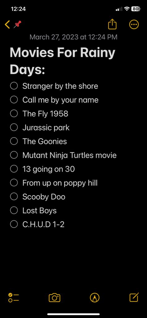 Passion Movie, Rainy Day Movies, Scary Movies To Watch, Up On Poppy Hill, Ninja Turtles Movie, 13 Going On 30, Goonies, Rainy Night, Rainy Season