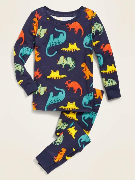 Old Navy Dinosaur-Print Pajama Set for Toddler & Baby Cute Christmas Pajamas, Old Navy Pajamas, Boys Pjs, Dinosaur Pajamas, Toddler Essentials, Baby Boy Pajamas, Costura Diy, Sleep Pants, Boys Pajamas