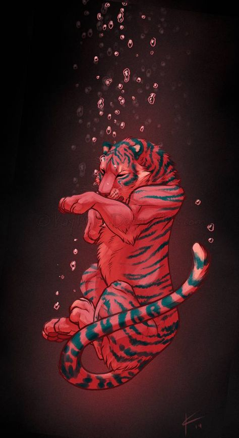 Hold Fast, Big Cats Art, Tiger Art, Lion Art, Fantasy Creatures Art, Anime Animals, Mythical Creatures Art, A Tiger, Arte Animal