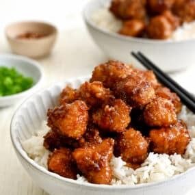 Recipes - Just a Taste Orange Chicken Air Fryer, Homemade Orange Chicken, Asian Cusine, Baked Orange Chicken, Orange Marmalade Recipe, Orange Chicken Sauce, Easy Orange Chicken, Homemade Chicken Nuggets, Chicken Sauce