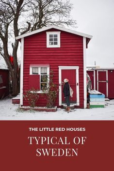 Swedish House Exterior, Red House Exterior, Unique Paint Colors, Swedish Houses, Swedish Home, Swedish Cottage, Red Houses, Sweden House, Swedish Decor