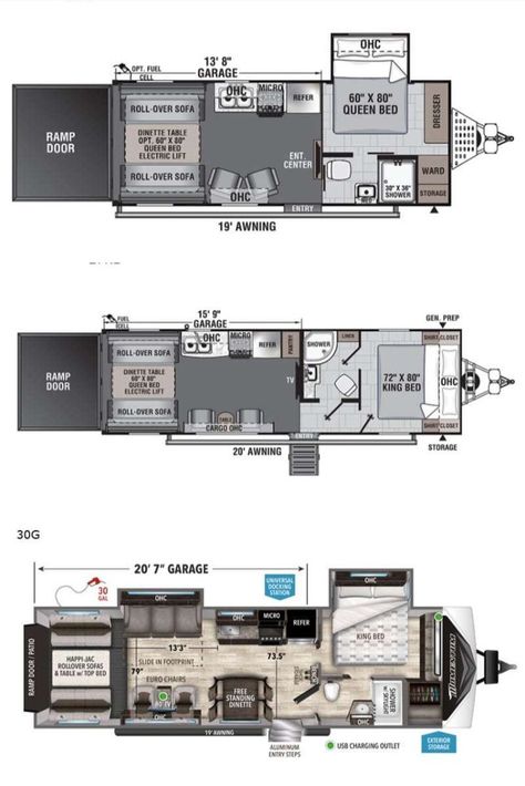 RV industry really pushes toy hauler fifthwheels - space, capacities, sleeping, etc. It assumed that travel trailer toy haulers are smaller in content. NOT the case. They can come in small footprints but still provide BIG RVing experiences while still maintaining those qualities of fifth wheel toy haulers. Come take a peak a few... 💚 Dont forget to SAVE this! 💚 ✔ Forest River Work n Play 21LT ✔ Forest River Work n Play 27KB ✔ Grand Design Momentum 30G #BeckleysRVs #RelaxExploreLIVE Thurmont Maryland, New Motorhomes, Toy Hauler Travel Trailer, Fifth Wheel Toy Haulers, Toy Haulers, Push Toys, Dinette Tables, Sofa Storage, Toy Hauler