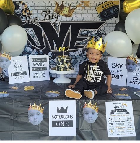 First Kickback Birthday Theme, First Birthday Party Ideas For Boys, Notorious One, Baby First Birthday Themes, First Birthday Favors, Thomas Birthday, Boys First Birthday Party Ideas, Boys 1st Birthday Party Ideas, Baby Boy 1st Birthday Party