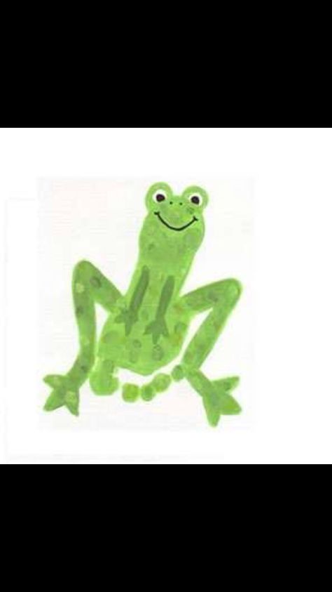 Foot frog Footprint Craft, Footprint Crafts, Footprint Art, Handprint Crafts, Daycare Crafts, Handprint Art, Childrens Crafts, Baby Art, Kids Hands