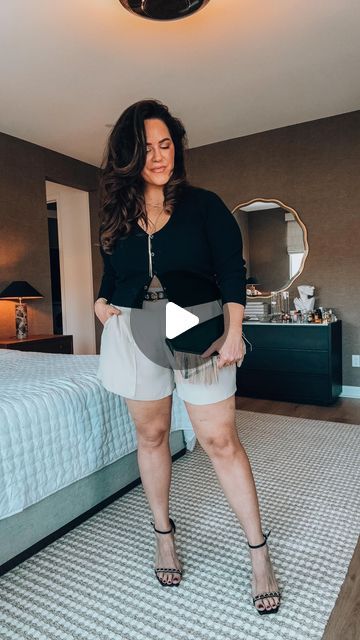 Shaping Shapewear With Built-in Shorts, Solid Shaping Shapewear With Built-in Shorts, Wide-leg Pants With Built-in Shorts For Day Out, Mid-rise Vacation Shorts With Pockets, Shaping Shorts With Built-in Bra, Formal Shorts, Apple Body Shapes, Plus Size Formal, Midsize Style