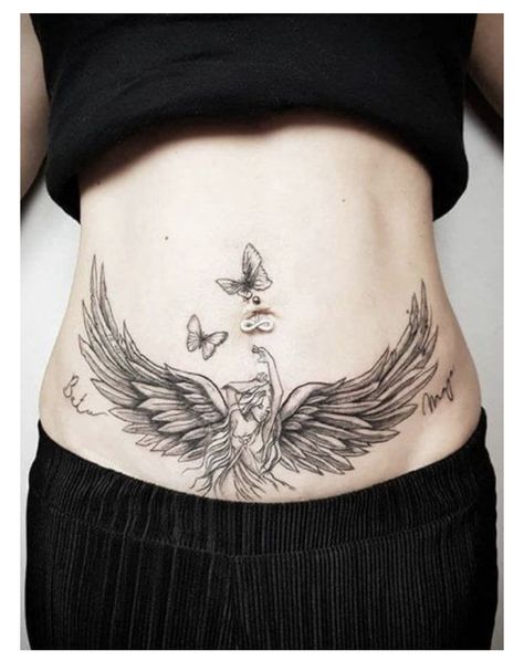 Cute Belly Tattoos, Lower Stomach Tattoo, Belly Tattoos For Women, Stomach Tattoo Ideas, Lower Stomach Tattoos For Women, Belly Button Tattoos, Lower Belly Tattoos, Side Stomach Tattoos, Belly Button Tattoo