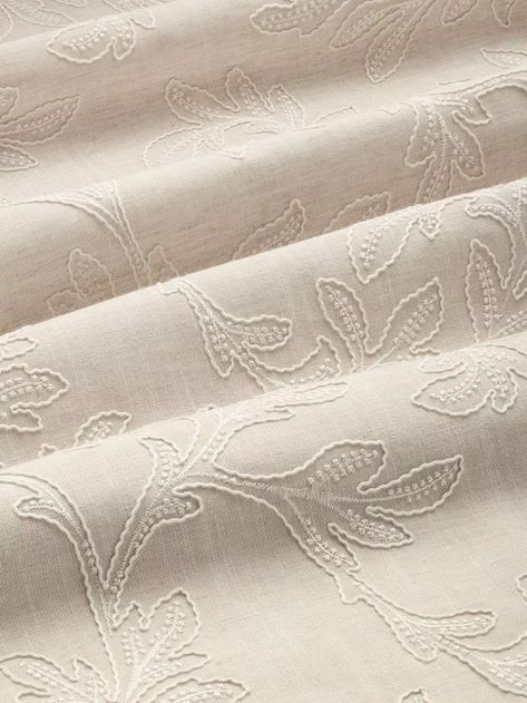 Fabric Studies, Latest Curtain Designs, Lace Beadwork, Greige Fabric, Embroidered Curtains, Fabric Roman Blinds, Dining Table Cloth, Curtains Ideas, Fabric Blinds