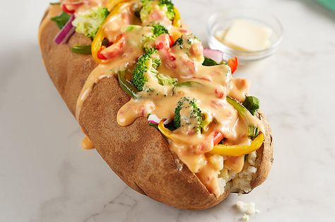 Giant Baked Potatoes, Mcalister's Potato Soup Recipe, Ranch Broccoli, Chili Gravy, Best Baked Potato, Stuffed Baked Potatoes, Veggie Sandwich, Loaded Baked Potatoes, Potato Soup Recipe