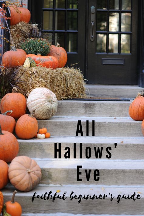 Halloween For Christians, Catholic Halloween Decorations, All Hallows Eve Catholic, Christian Halloween Decor, Catholic Halloween, Bible Blessings, Christian Halloween, Holy Girl, Pagan Festivals