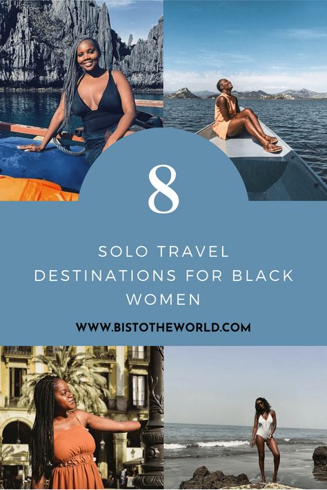 8 Best Solo Travel Destinations for Black Women - Bis To The World Solo Female Travel Usa, Usa Road Trips, Best Solo Travel, Safest Places To Travel, Solo Trips, Vacay Ideas, Solo Vacation, 2022 Goals, Solo Traveling