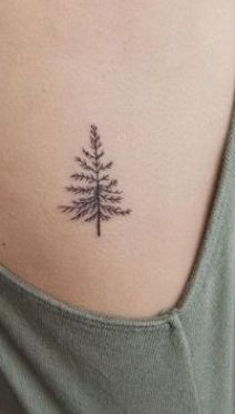 Evergreen Tattoo, Tree Tattoo Ankle, Evergreen Tree Tattoo, Pine Tattoo, Tattoo Tree, Pine Tree Tattoo, Beauty Tattoo, Palm Tree Tattoo, Minimalist Tattoos