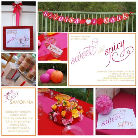 WrapPaperScissors: A Sweet & Spicy Bridal Shower Bridal Theme, Hunting Decor, Good Marriage, Signature Drinks, Bridal Shower Theme, How To Squeeze Lemons, Sweet Gifts, Simple Syrup, Sweet And Spicy