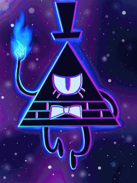 este imagen que mas Bill Cipher, Gravity Falls, Gravity, Naruto, Gif, Purple, Blue