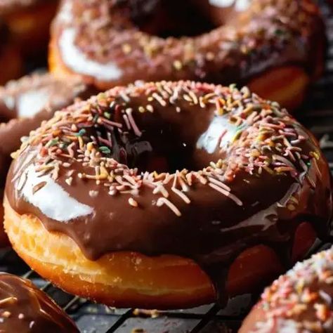 Dunkin Donuts Chocolate Glazed Donuts Recipe - Recipe Hub Central Chocolate Glazed Donuts Recipe, Glazed Donuts Recipe, Polvorones Recipe, Banana Milkshake Recipe, Beer Cheese Recipe, Cookies And Cream Milkshake, Donuts Chocolate, Dunkin Donuts Iced Coffee, Donut Calories