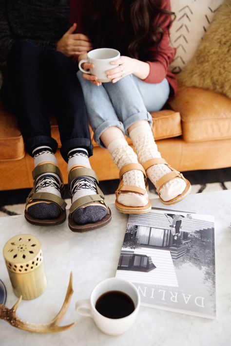 New Darlings - Socks and Sandals with Teva Teva Sandals With Socks, Socks And Sandals Outfit, Tevas Outfit, Teva Outfit, Teva Sandals Outfit, Sandals Outfit Summer, Sandals With Socks, New Darlings, Teva Sandals