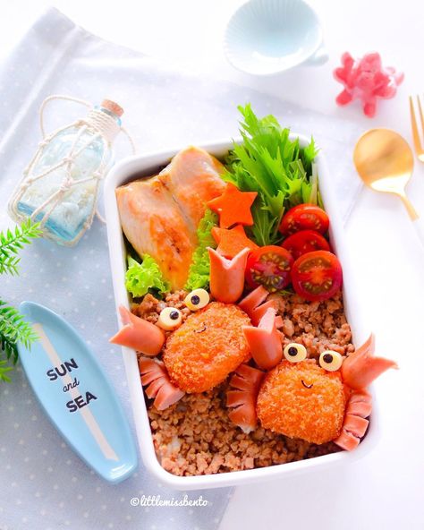 Easy Bento Lunch, Food Art Bento, Easy Bento, Kotak Bento, Bento Box Lunch For Kids, Baby Lunch, Bento Kids, Cute Bento Boxes, Japanese Food Bento