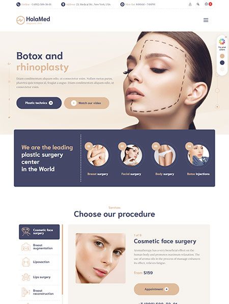 Cosmetic Surgery Website Design, Clinic Website Design Inspiration, Botox Website Design, Plastic Surgery Design, Plastic Surgery Website Design, Skin Clinic Website, Beauty Clinic Website Design, Plastic Surgery Branding, Plastic Surgery Instagram Feed