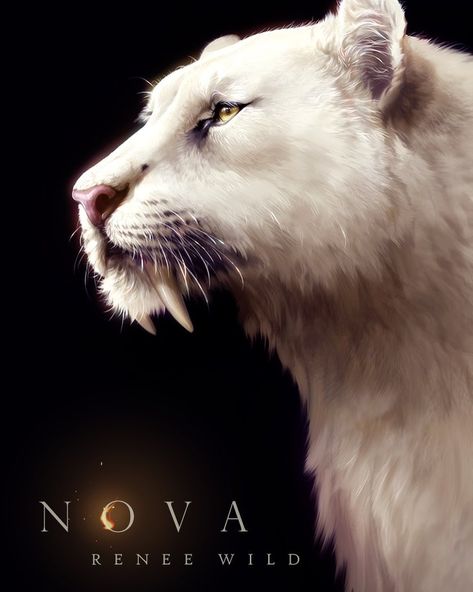 1,107 curtidas, 18 comentários - Art of Devin Elle Kurtz (@devinellekurtz) no Instagram: “Cover of the upcoming novel "Nova" by Renee Wild. Graphic design of the title and author name were…” Devin Elle Kurtz, Sabertooth Tiger, Prehistoric Wildlife, Big Cats Art, Desen Anime, Mythical Animal, Paleo Art, Fantasy Beasts, Extinct Animals