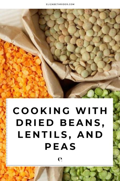 Cooking With Dried Beans, Cooking With Beans And Lentils, Lentil Peas Recipes, Dry Peas Recipes, Beans And Lentils Recipes, Cooking With Lentils, Dried Lentil Recipes, Dried Peas, Dry Green Peas Recipes