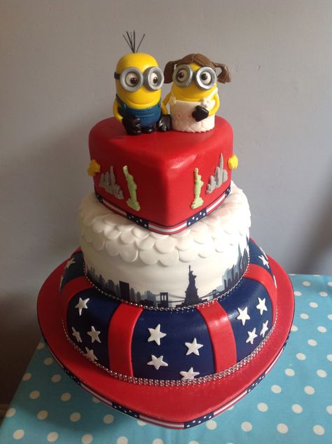 Minion wedding cake Minion Wedding Cake, Minion Wedding, Celebration Cakes, Minion, Wedding Cake, Wedding Cakes, Cake, Minions