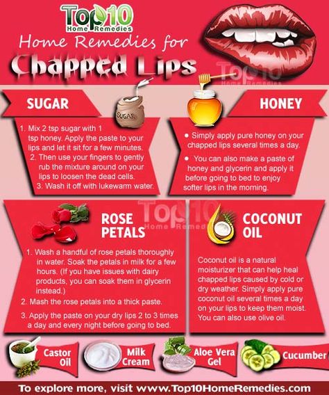 Remedies For Chapped Lips, Lips Remedies, Dry Lips Remedy, Chapped Lips Remedy, Sore Lips, Diy Lip Scrub, Diy Halloween Dekoration, Top 10 Home Remedies, Lip Scrubs